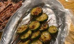 丑瓜烤着吃图片,独特风味，尽享美味时光