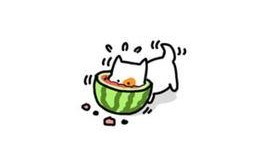 可爱的头像吃瓜图片,跟随可爱头像，一起品尝生活甜蜜瓜果